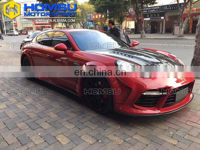 Auto parts M design style carbon fiber FRP full set bumper body kit for porsch-e panamer-a 971 2014+