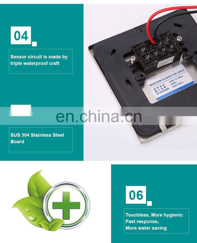 Led automatic concealed auto urinal flush sensor