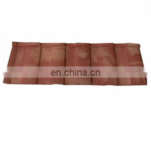 Stone Chips Coated Metal Roofing Tile-Rainbow Tile Factory Price