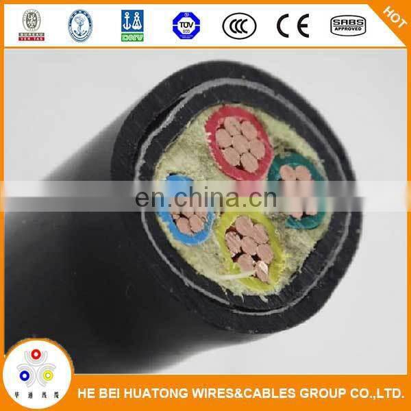 OEM service 600/1000V 4 core PVC insulated steel tape armoured power cable with high popularity in market by Chinese manufacture