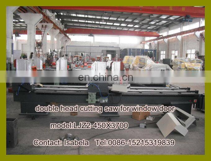 Window door frame making machine/Aluminum door window profile cutting saw/Alu-alloy profile cutting machine (LJZ2-450X3700)