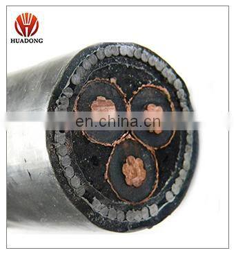 240mm2 xlpe steel wire armored power cable 3 core armoured power cable 50mm