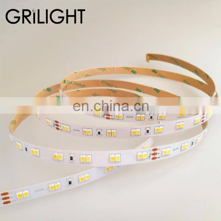 SMD5630 5050 2835 two colors dimmable cct bicolor led strip light