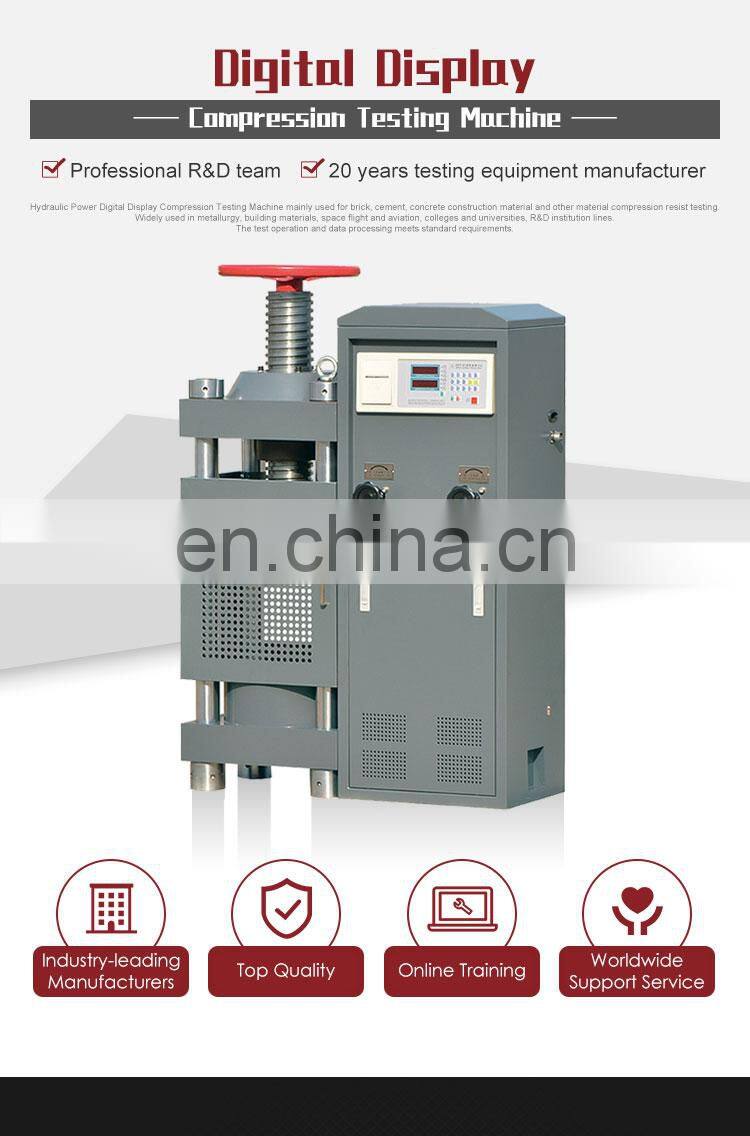 New design micro servo concrete machine microcomputer compression testing equipment with CE certificate