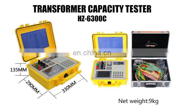 transformer characteristics tester for load loss and no load loss testing equipment transformer capacity and loss test