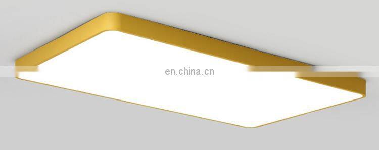 New design LED ceiling light fixture rectangular for bedroom lighting