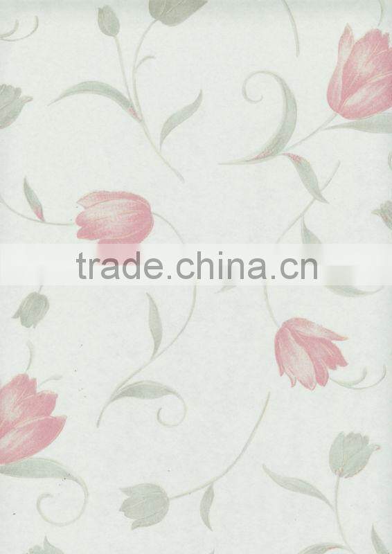 Italian design country style tapeet/glitter wallpaper full size de perete flori de hartie