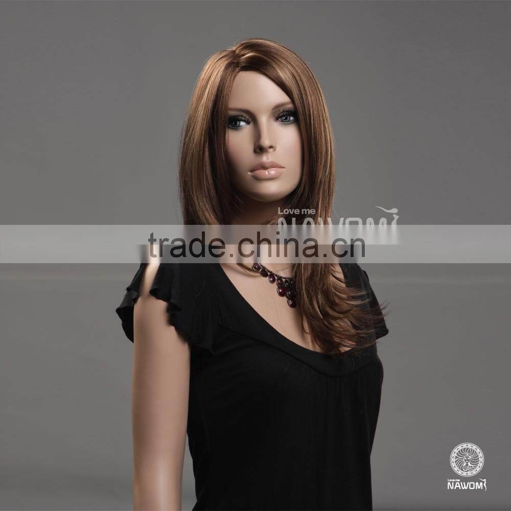 NAWOMI Wig 100% Japan's Hair Woman Wavy Blonde synthetic Wig 3612