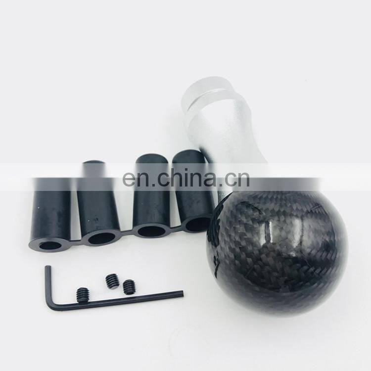 Real Carbon Fiber Gear Shift knob Manual Transmission Universal Shift Knob Without Number
