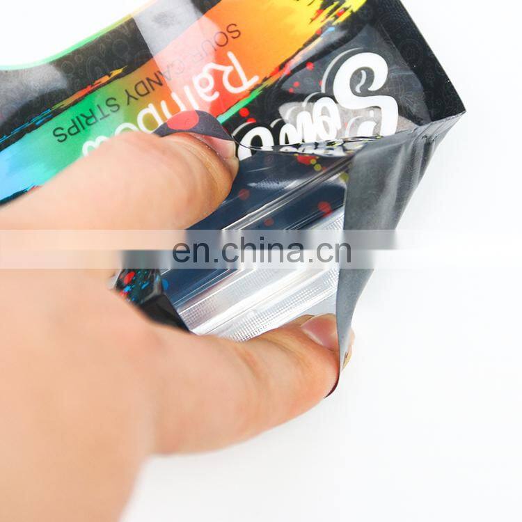 Plastic Zipper Food Childproof gummy bags/gummies packing bag/edible packaging gummies