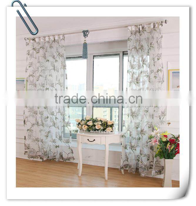 Jacquard curtain fabric and ready made curtain