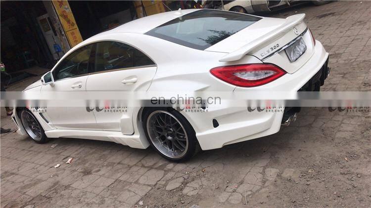 Perfect fitment VTT style wide body kit for Mercedes Benz cls class w218 front bumper rear bumper side skirts fender  spoiler