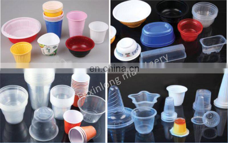 Automatic plastic container thermoforming machine,plastic cup thermoforming machine