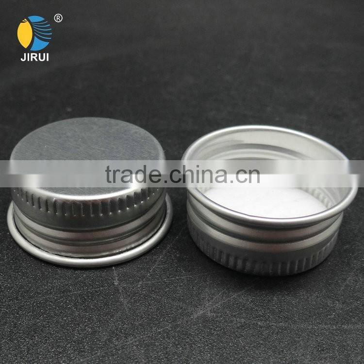 metal matte aluminum lids silver cap with different size for bottle