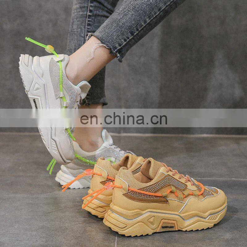 Factory Outlet Christmas 2021 New Products Luxury Fashion All-match Trend Ladies Casual Customized Outlet Fashion Sneakers