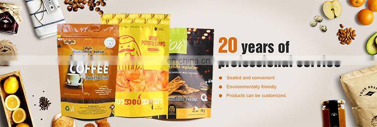 Stand up Custom Printed Logo Aluminum Foil Laminated Mylar Zip Lock Plastic Food Powder Spices Bags