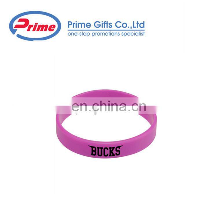 Factory Supply Custom Basketball Silicone Wristband