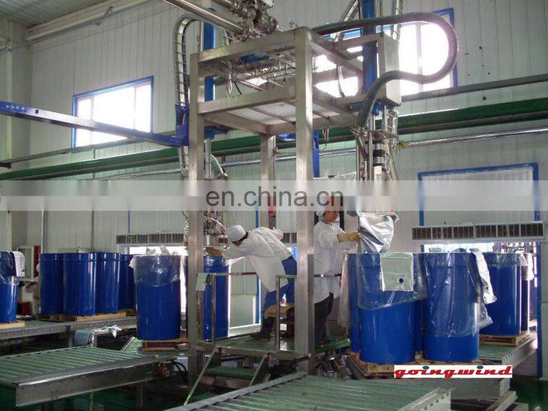 Automatic aseptic bucket filling machine auto juice pulp jam bulk aseptic pail keg washer filler machinery cheap price for sale