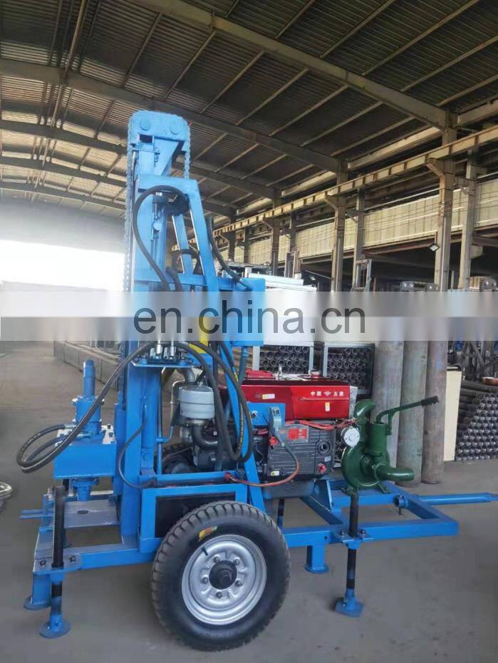 Africa hot selling professional quality 100m small portable water well drilling machine with electric starter