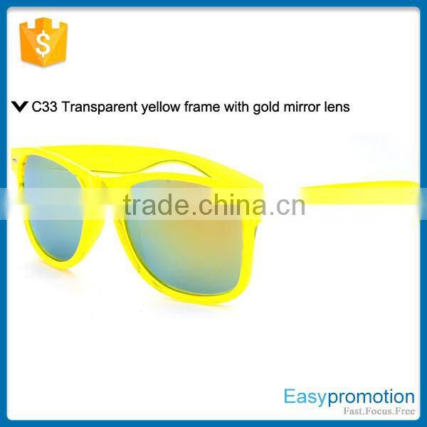 high quality two tone frame sunglasses with coacting lens
