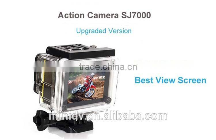 8 colors available 30 meters waterproof full hd 1080p action camera with wifi - SJ7000 with 2.0inch ltps wide screen, 720p 60fps