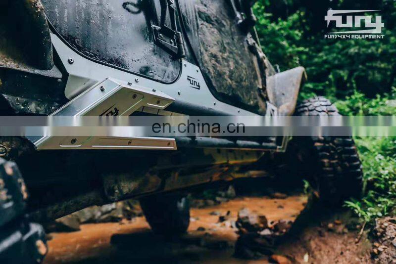 Aluminum Running Board for Jeep Wrangler JK/JL Side Step Accessories Black Side Step Bar