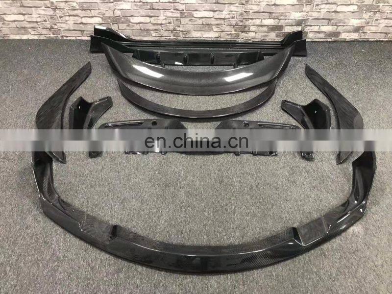 Runde Perfect Fitment For 19-20 Toyota Supra A90 Upgrade AIMGAIN Style Carbon Fiber Body Kit Front Lip Rear Lip Side Skirts Hood