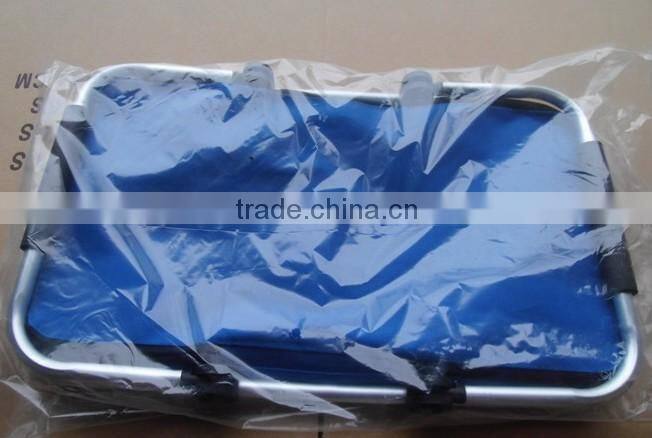 collapsible picnic basket folding picnic basket with aluminium frame
