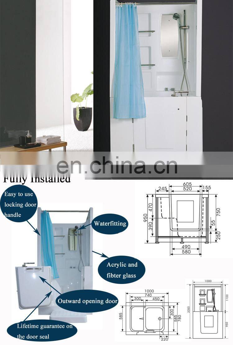 old bathtub for disabled people for elderly