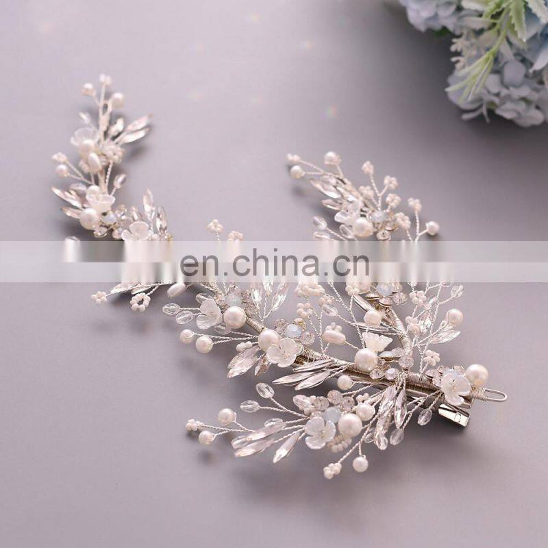 Silver Gold Bride Headwear Rhinestone Hair Jewelry for Women Tiaras Luxury Crystal Wedding Crown Diamond Bridal Headwear