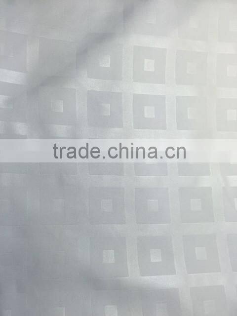 The cheapest white hotel stripes fabric