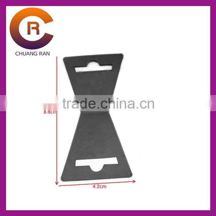 Paper cream color hook shape earring necklace bracelet display card