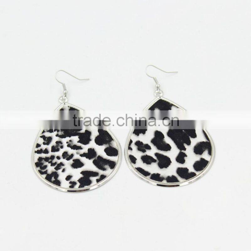 12 Pairs A Lot Mixed Wholesale Charm Multi Colors Tear Drop Design Leopard Ear Cuff Earrings