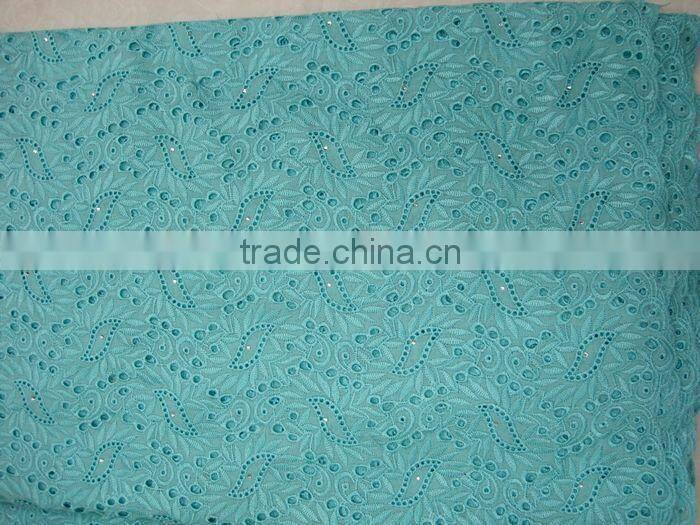 african wedding cloth dry lace/cotton fabric/siwss voile lace man use J111-5