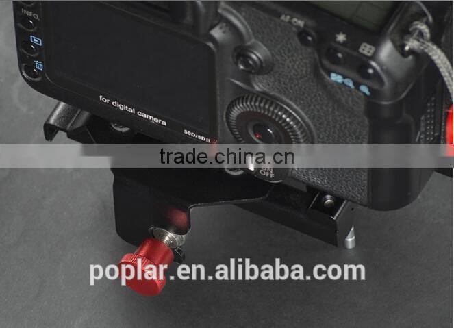 Poplar China supplier high quality Camera rig Best stability DSLR double Handheld Video gimbal Stabilizer for Digital