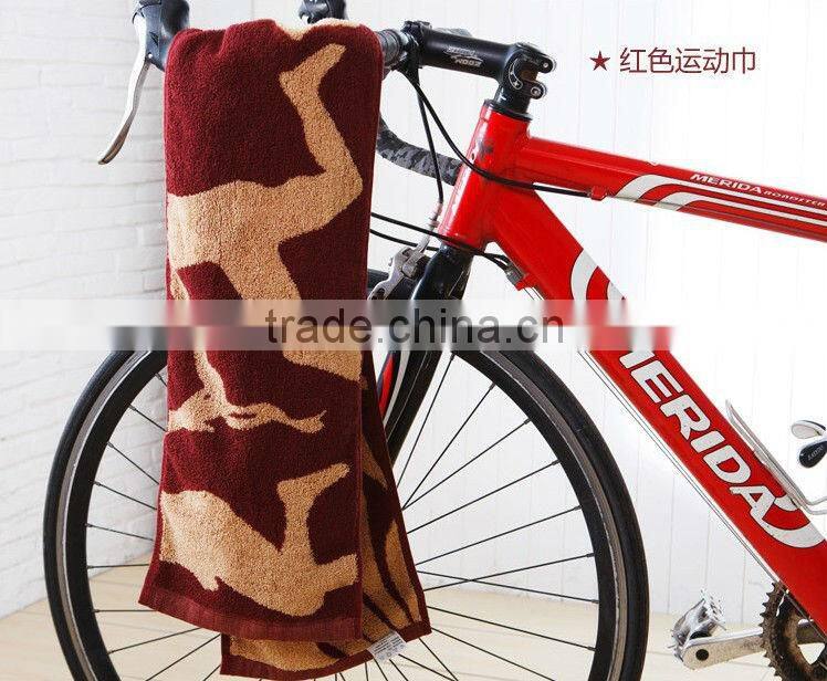 100% cotton yarn dyed sports towel