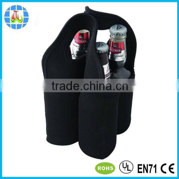 green neoprene tube can cooler with silk screen printing logo