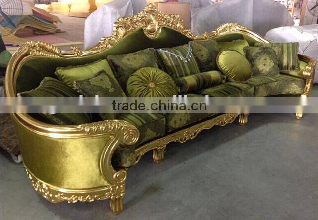 solid wood with hand crave classical sofa luxury