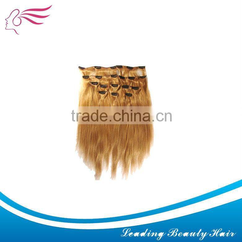 100% remy clip hair extension