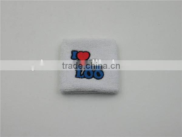 2015 wholesale hot sale custom colorful sport Terry cotton wristbands