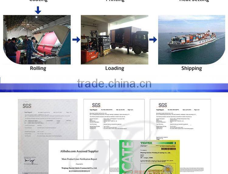 Flock Printing Summer Dress Chiffon Textile Fabric