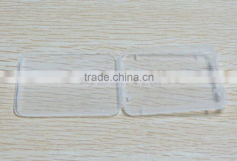 Transparent Eco-Friendsly Plastic Case CF Card Box Memory Card Case