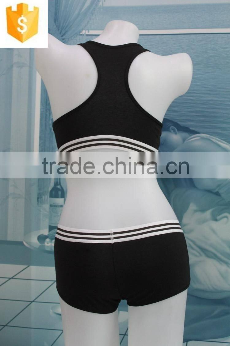 ladies sport bra set ,fashion hot bra and panty set