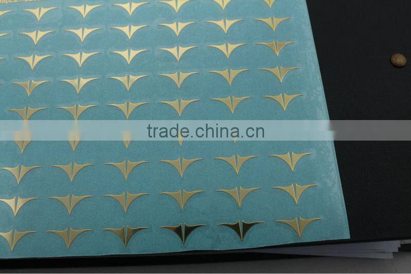 2014 custom nickel thin metal deodorant sticker