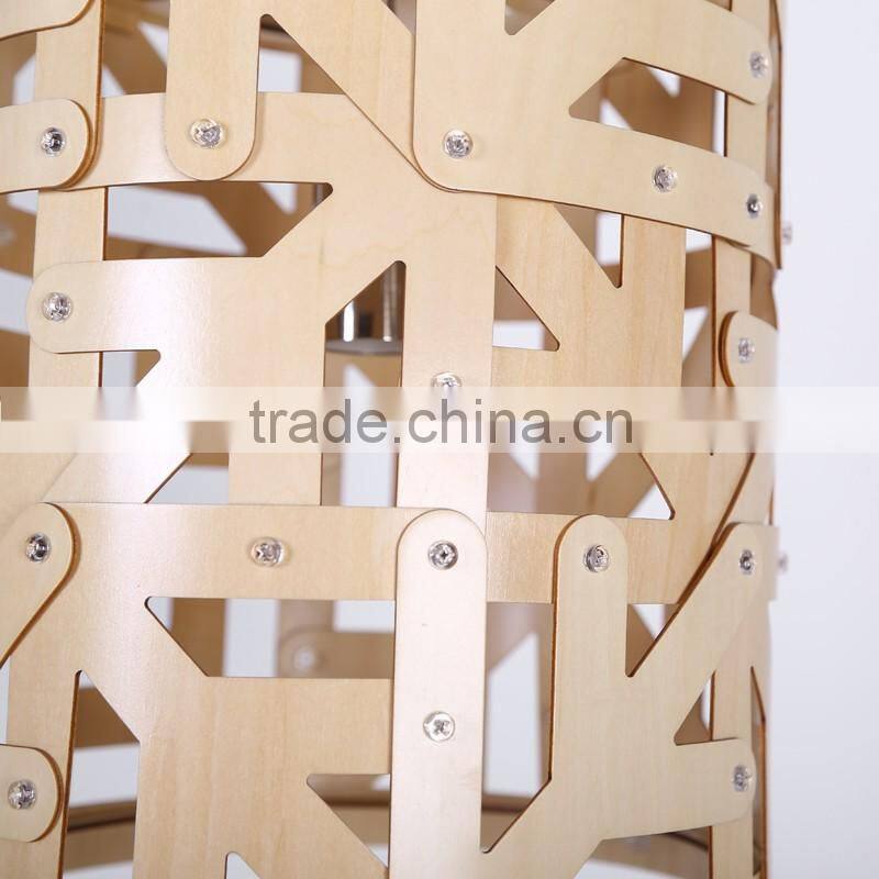 LED pendant Light JK-8005B-22 Home indoor lighting wooden frame fancy industrial hanging pendant light