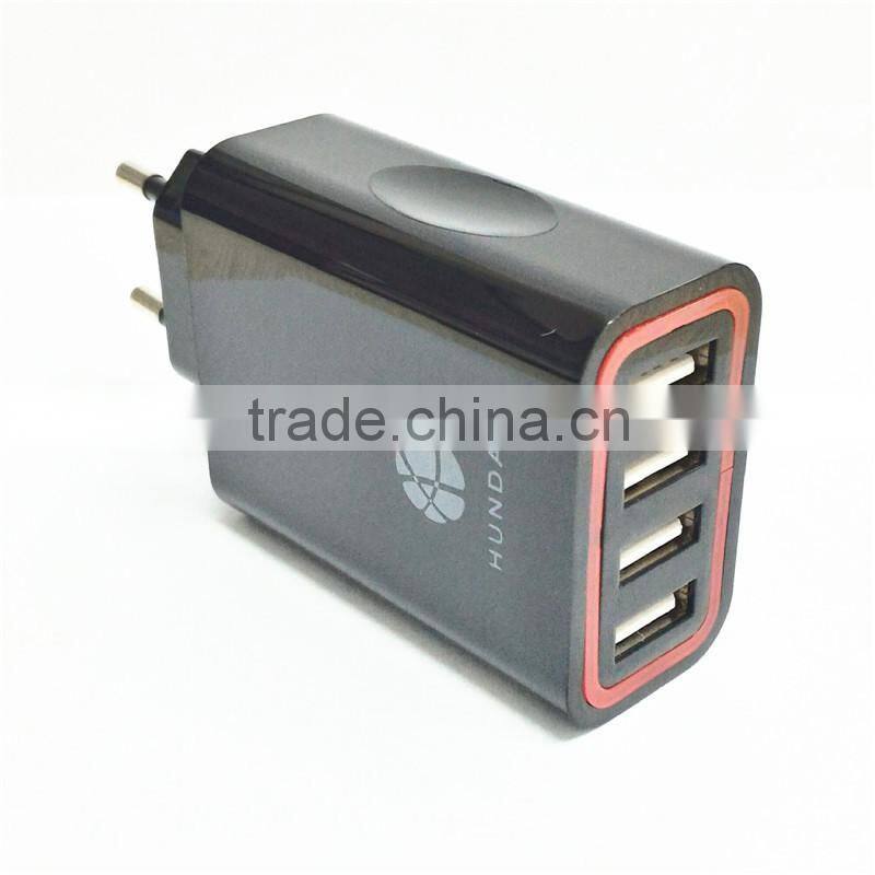 usb wall charger 4 Ports USB EU Travel Wall Charger