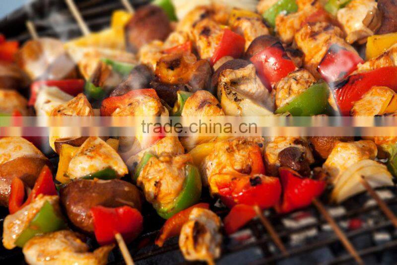 Automatic yakitori barbecue machine, rotary chicken grill machine, kebab making machine