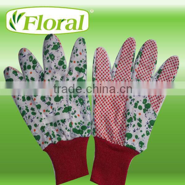 poly cotton knitted gloves work gloves