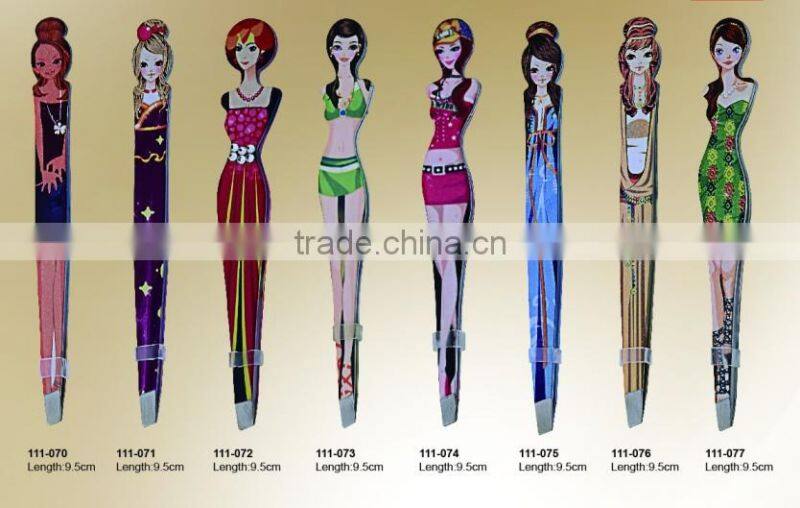 Girl design eyebrow tweezer