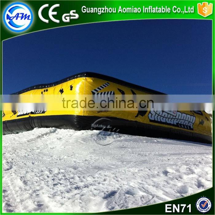 Commercial grade inflatable big airbag snowboard inflatable ski high jump air bag for jumping